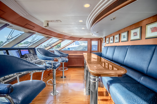 Feadship-Tri-Deck 1992-NEVER ENOUGH Nassau-Bahamas-Pilothouse-1434184