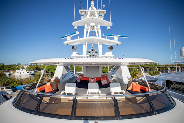 Feadship-Tri-Deck 1992-NEVER ENOUGH Nassau-Bahamas-Forward Sundeck-1434191