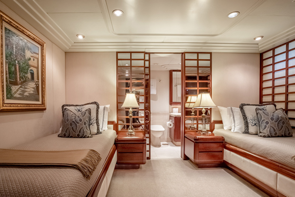 Feadship-Tri-Deck 1992-NEVER ENOUGH Nassau-Bahamas-Twin Stateroom-1434180