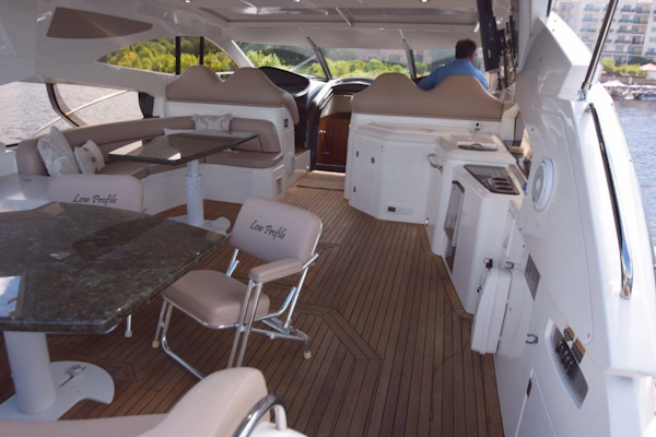 Sunseeker-Predator 2003-Low Profile PALM BEACH-Florida-United States-Aft And Midship Seating With Wet Bar-1576388