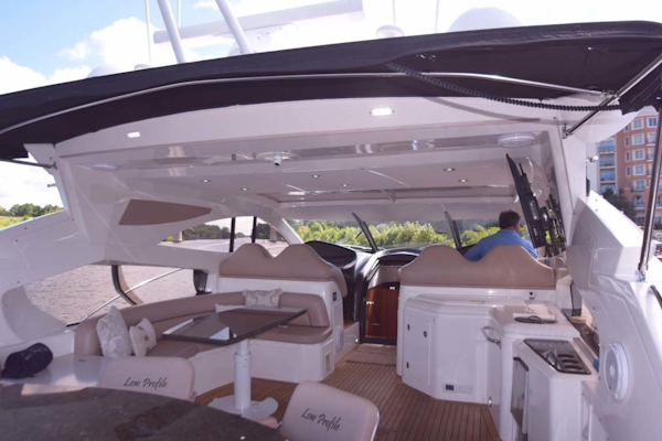 Sunseeker-Predator 2003-Low Profile PALM BEACH-Florida-United States-Aft Deck From Swim Platform-1576384