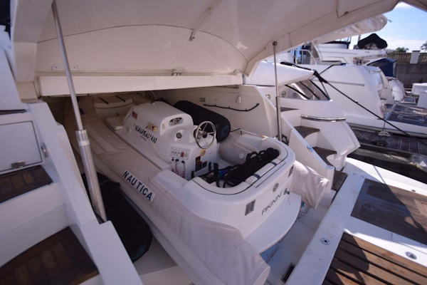 Sunseeker-Predator 2003-Low Profile PALM BEACH-Florida-United States-Tender In Garage From Port Side-1576392