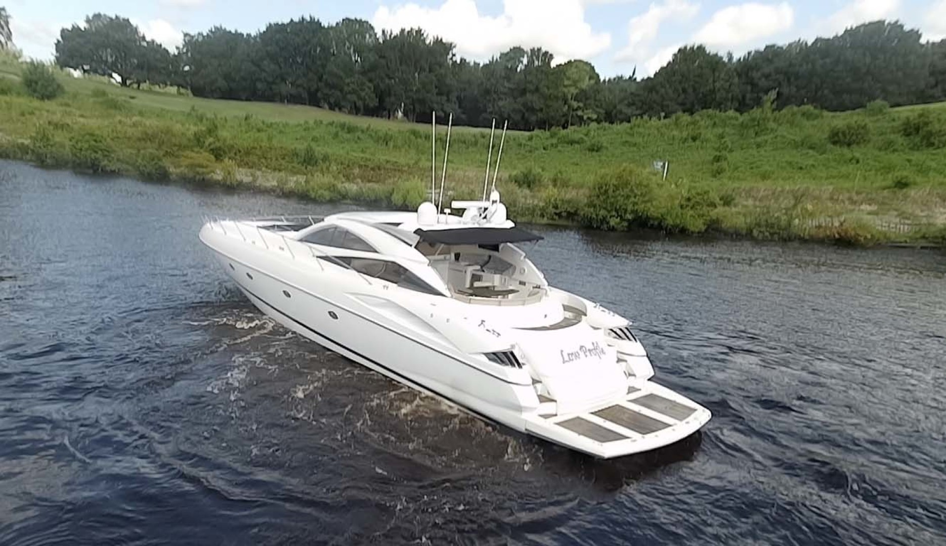 Sunseeker-Predator 2003-Low Profile PALM BEACH-Florida-United States-Port Aft Side View-1576402 | Thumbnail