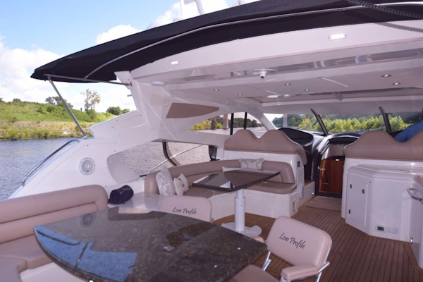 Sunseeker-Predator 2003-Low Profile PALM BEACH-Florida-United States-Aft Tables And Seating-1576385