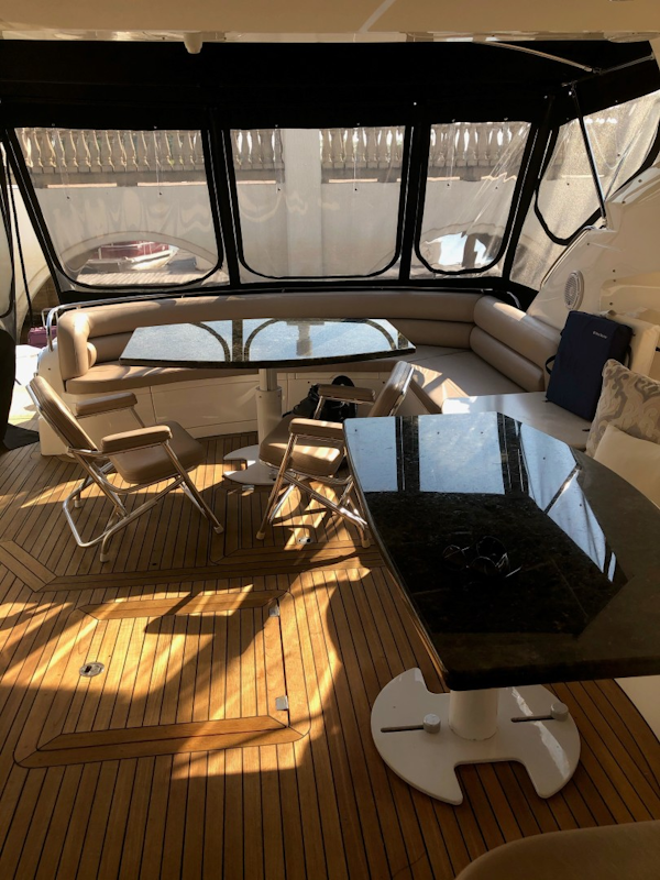 Sunseeker-Predator 2003-Low Profile PALM BEACH-Florida-United States-Aft Enclosure-1576400