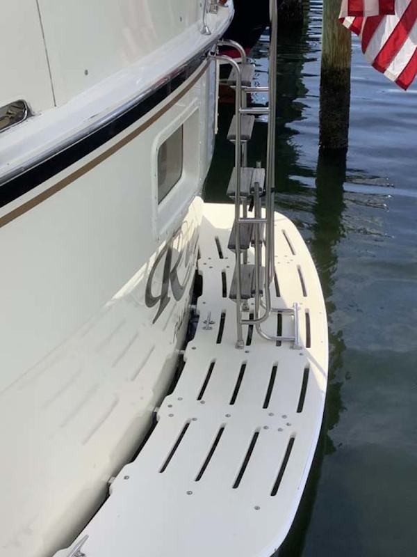 Hatteras-Motor Yacht 1985-Ruffian North Palm Beach-Florida-United States-Swim Platform-1463668