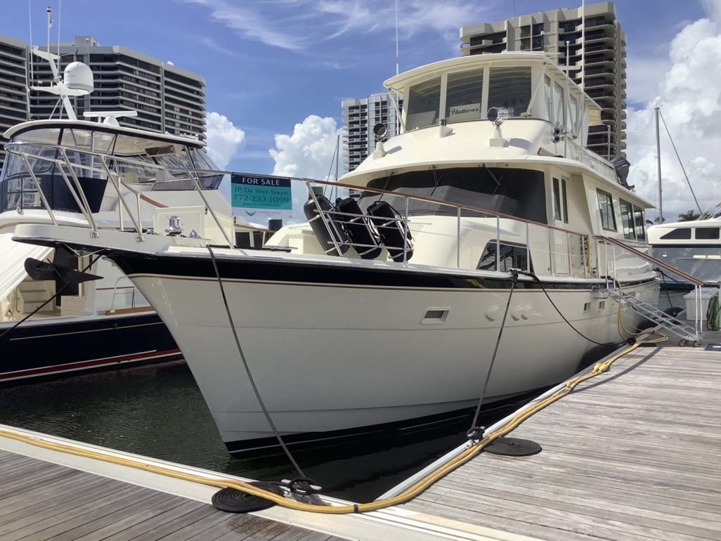 Hatteras-Motor Yacht 1985-Ruffian North Palm Beach-Florida-United States-Port Bow-1463649 | Thumbnail