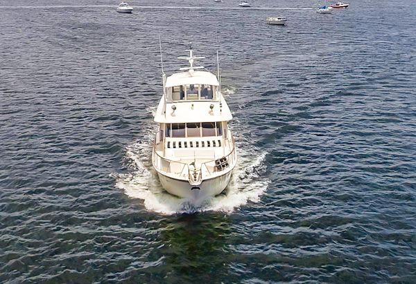 Hatteras-Motor Yacht 1985-Ruffian North Palm Beach-Florida-United States-Ruffian Aerials Bow-1470905