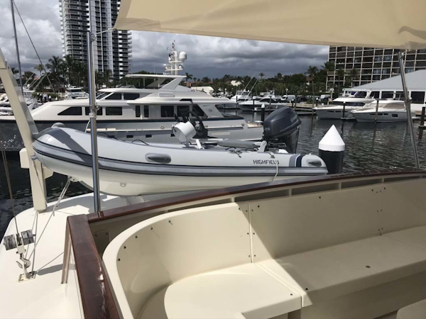 Hatteras-Motor Yacht 1985-Ruffian North Palm Beach-Florida-United States-Seating and Tender-1463661