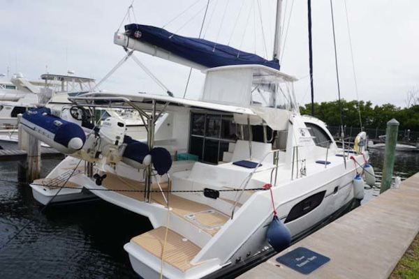 Leopard-44 2016-Grateful Fort Lauderdale-Florida-United States-Stbd Stern, Dinghy & Davit-1471298