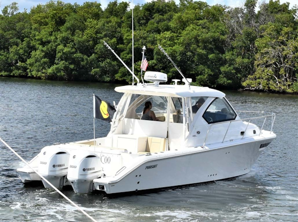 Pursuit-325 Offshore 2020-Coo Coo Miami-Florida-United States-Starboard Stern View-1475316