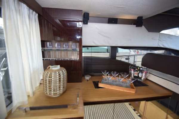 Sessa-C54 Express 2011 -Lighthouse Point-Florida-United States-Salon Bar Portside-1477121