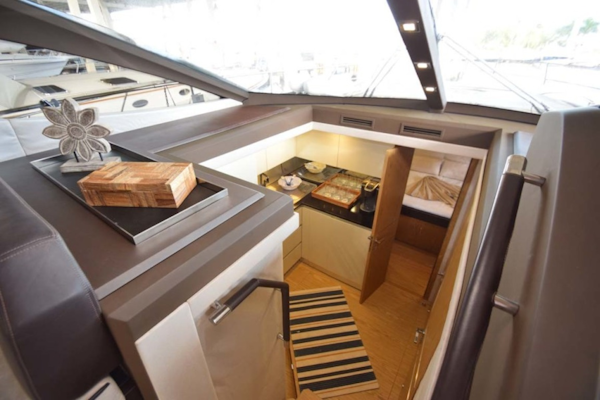 Sessa-C54 Express 2011 -Lighthouse Point-Florida-United States-Overhead View of Cabin Interior-1477098