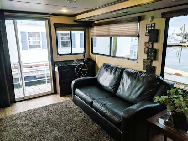 Destination-Yachts Houseboat 2014-Bella Raine Boston-Massachusetts-United States-Helm and Salon View-1478542