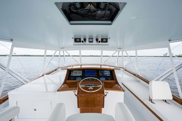 Rybovich-73 Convertible 2018-No Agenda North Palm Beach-Florida-United States-Teak Helm Pod-1486363