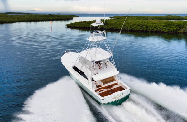 Viking-Convertible 2009-MOLLIE K Key Largo-Florida-United States-Aerial Aft View-1487443