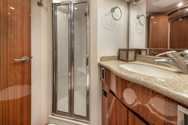 Viking-Convertible 2009-MOLLIE K Key Largo-Florida-United States-Starboard Stateroom Head And Shower-1487404