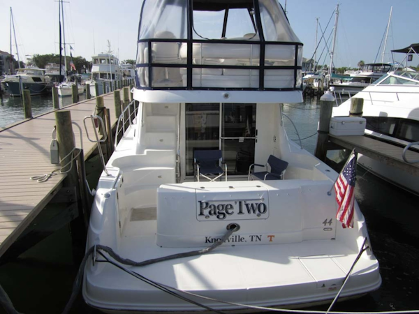 Sea Ray-44 Sedan Bridge 2006-Page Two St Petersburg-Florida-United States-Transom and Cockpit-1490155