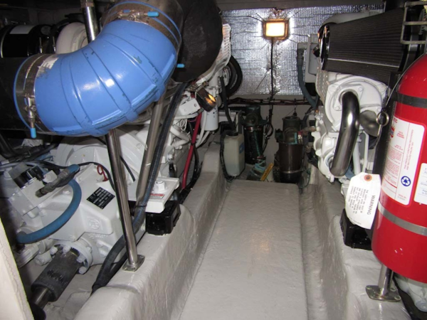 Sea Ray-44 Sedan Bridge 2006-Page Two St Petersburg-Florida-United States-Engine Room Forward-1490148