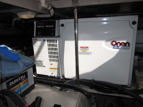 Sea Ray-44 Sedan Bridge 2006-Page Two St Petersburg-Florida-United States-Generator In Shield Cockpit-1490153
