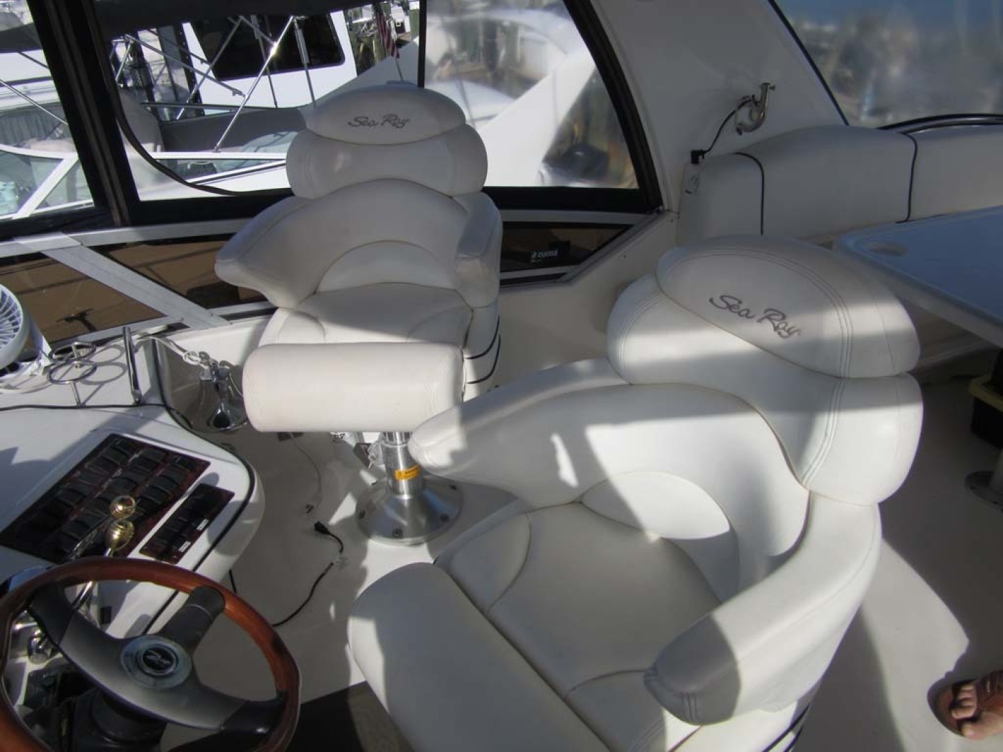 Sea Ray-44 Sedan Bridge 2006-Page Two St Petersburg-Florida-United States-Helm Chairs-1490140 | Thumbnail