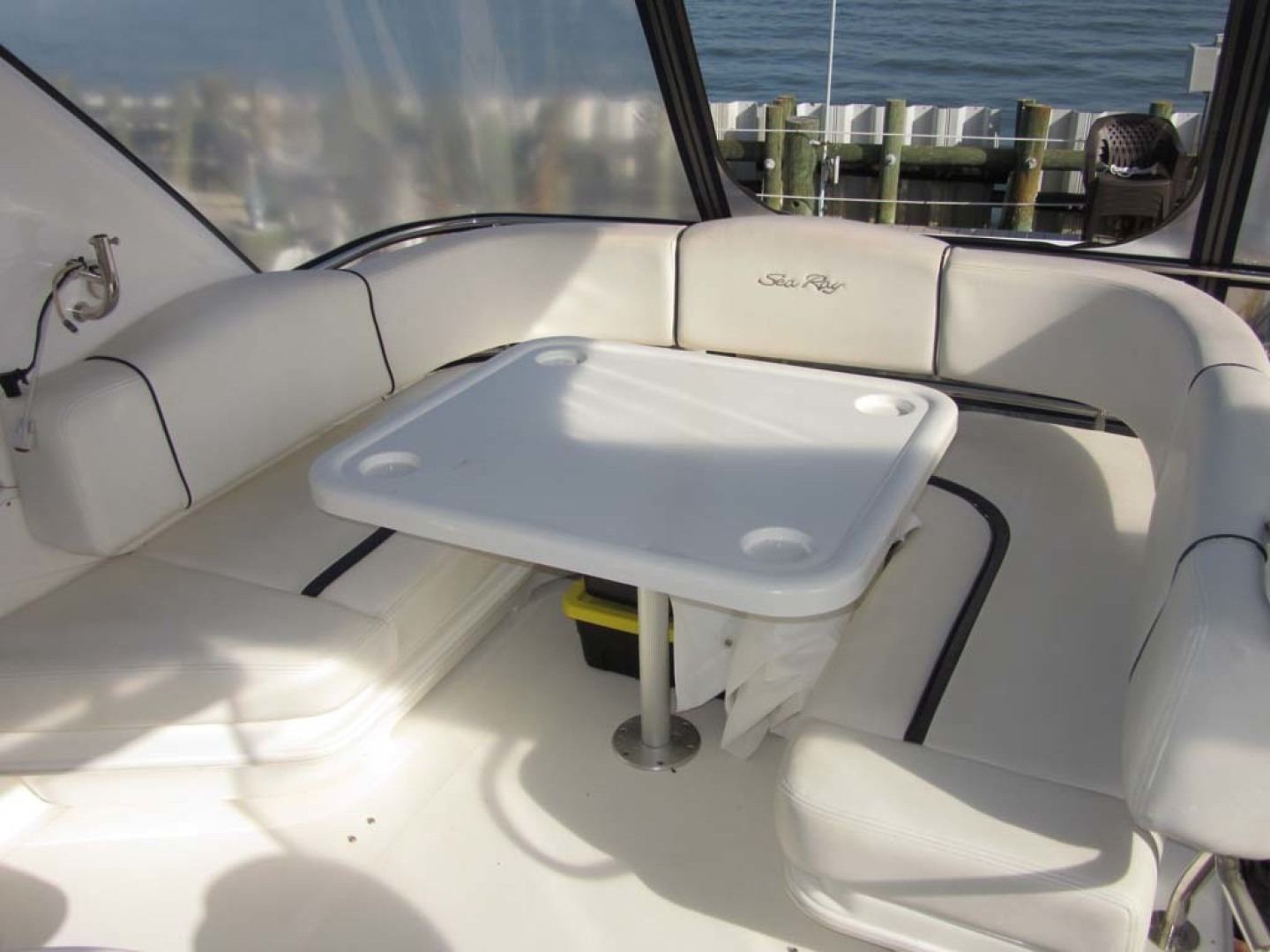 Sea Ray-44 Sedan Bridge 2006-Page Two St Petersburg-Florida-United States-Flybridge Seating And Table-1490141 | Thumbnail