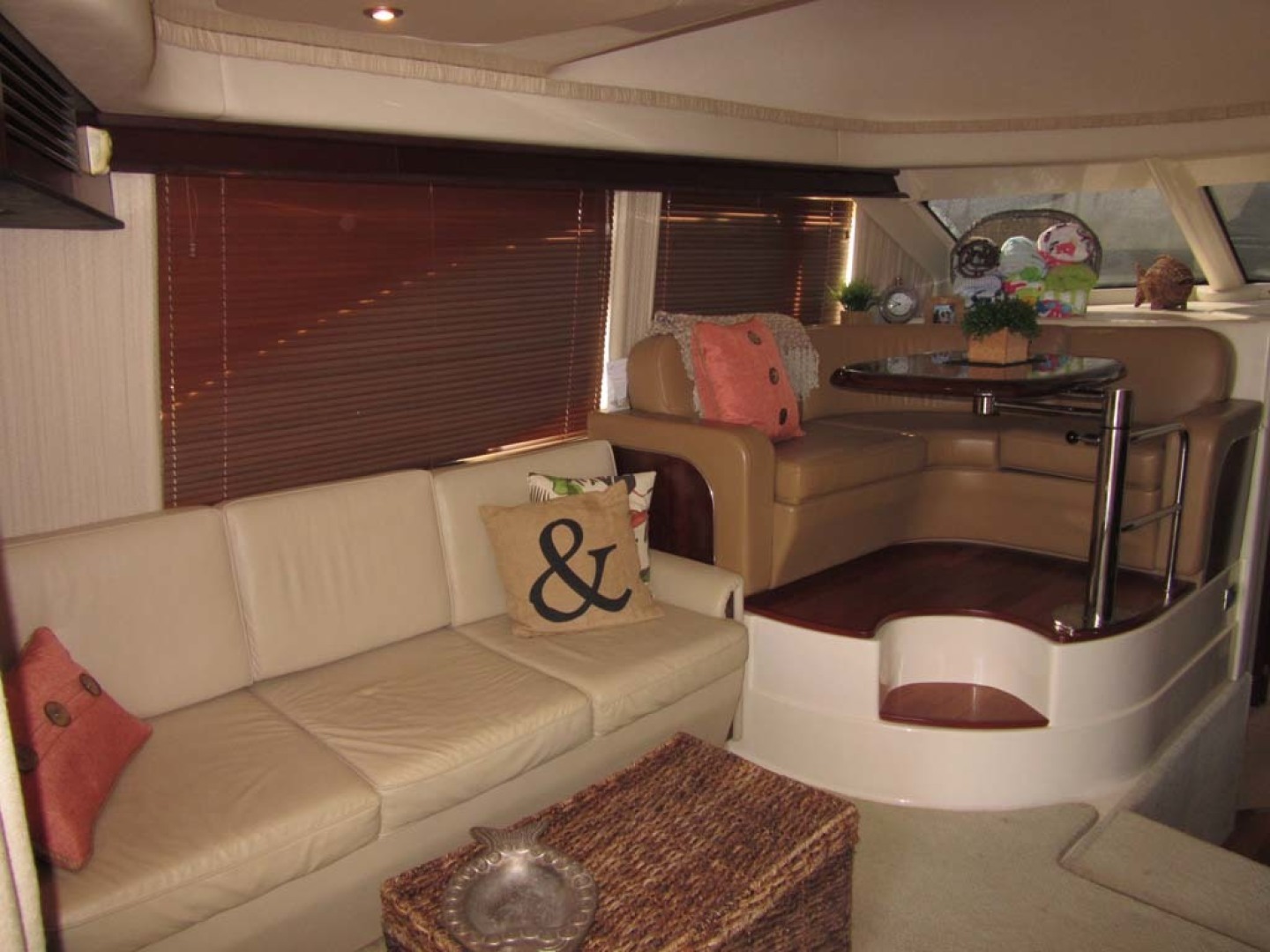 Sea Ray-44 Sedan Bridge 2006-Page Two St Petersburg-Florida-United States-Convertible Sofa Settee Port-1490131 | Thumbnail