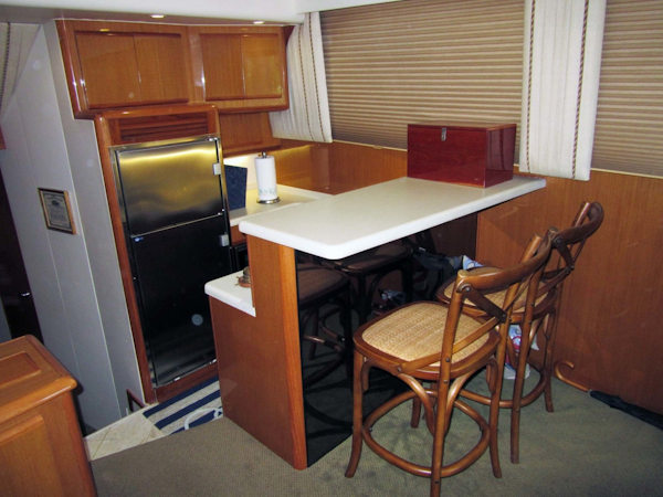 Viking-Flybridge Convertible 2001-VALHALLA Tierra Verde-Florida-United States-Breakfast Seating-1492715