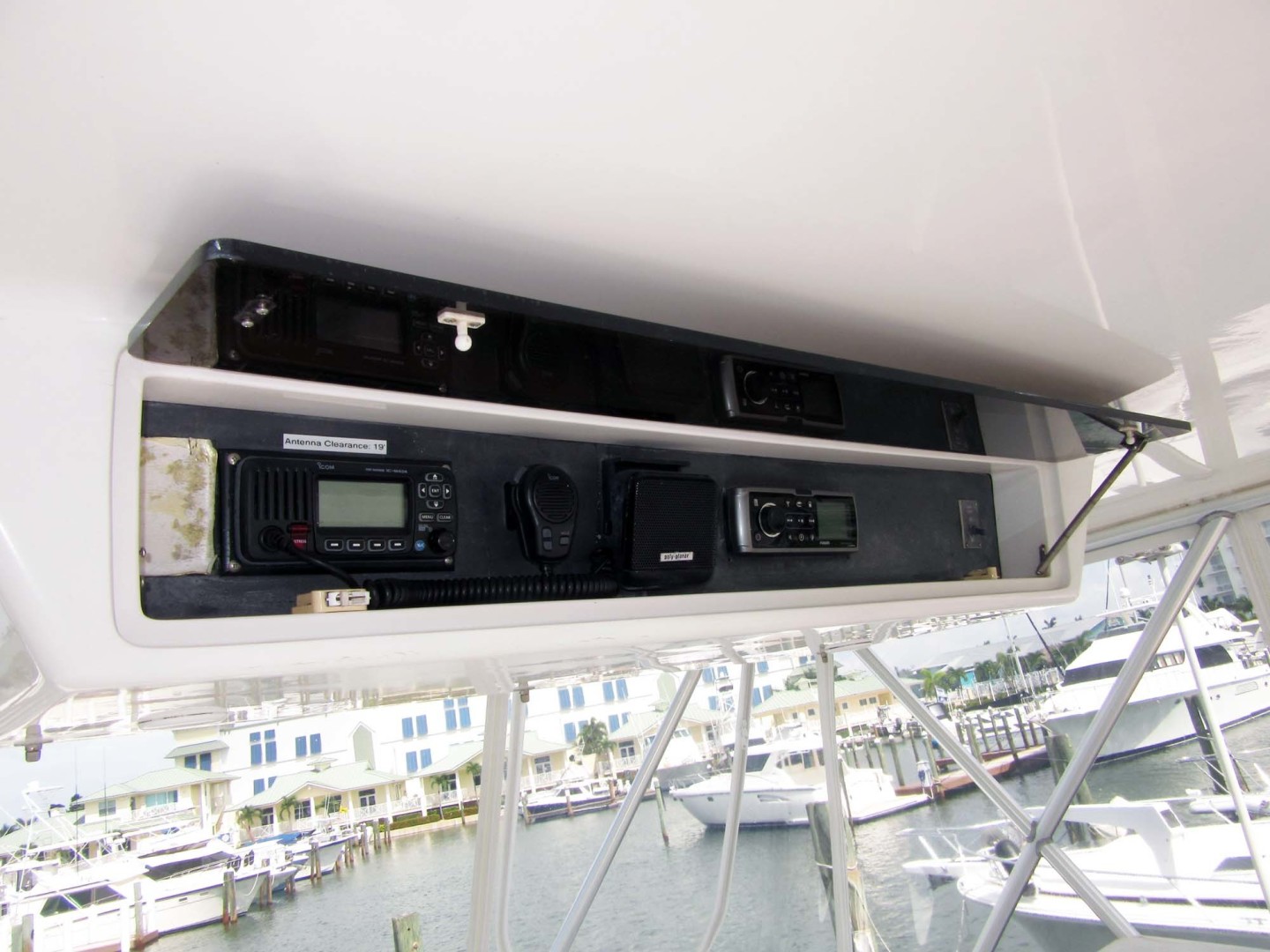Viking-Flybridge Convertible 2001-VALHALLA Tierra Verde-Florida-United States-Overhead Electronics-1492734 | Thumbnail