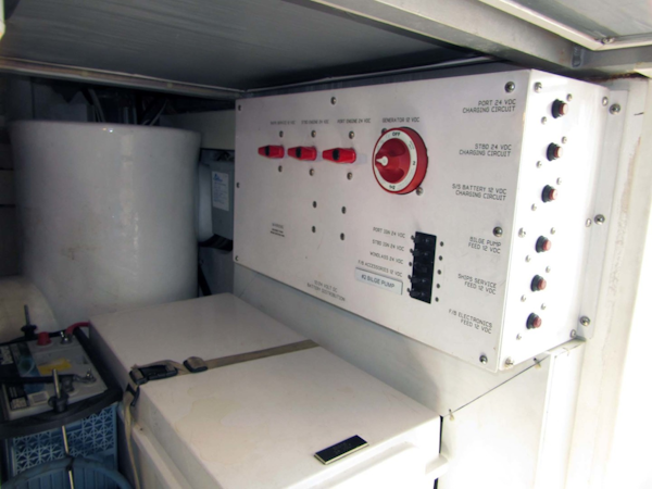 Viking-Flybridge Convertible 2001-VALHALLA Tierra Verde-Florida-United States-Engine Room Panel-1492740