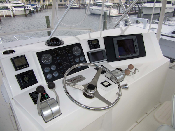 Viking-Flybridge Convertible 2001-VALHALLA Tierra Verde-Florida-United States-Flybridge Helm-1492732