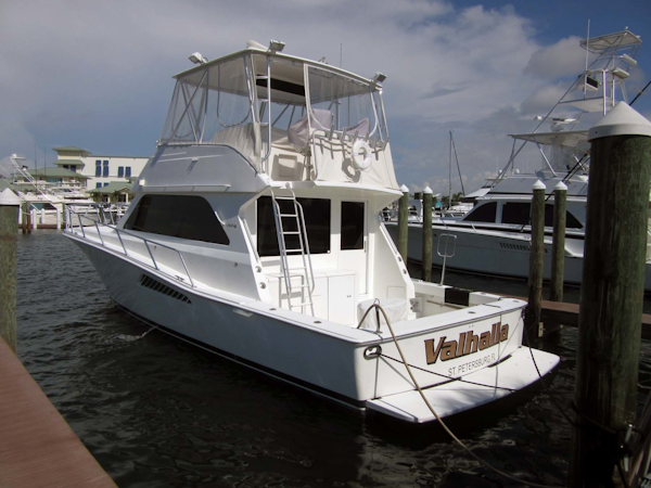 Viking-Flybridge Convertible 2001-VALHALLA Tierra Verde-Florida-United States-Port Profile-1492709