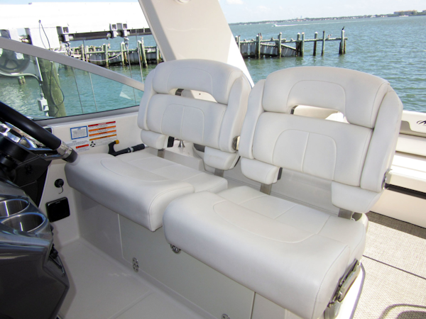 Monterey-355 Sport Yacht 2014-Sunset Serenity St. Petersburg-Florida-United States-Bolsters Down-1498598