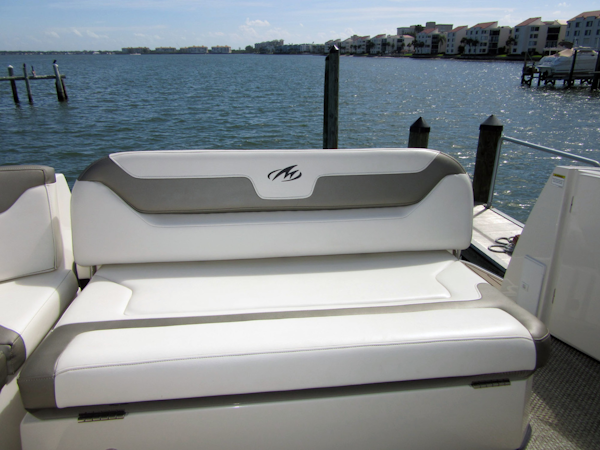 Monterey-355 Sport Yacht 2014-Sunset Serenity St. Petersburg-Florida-United States-Transom Seat-1498610