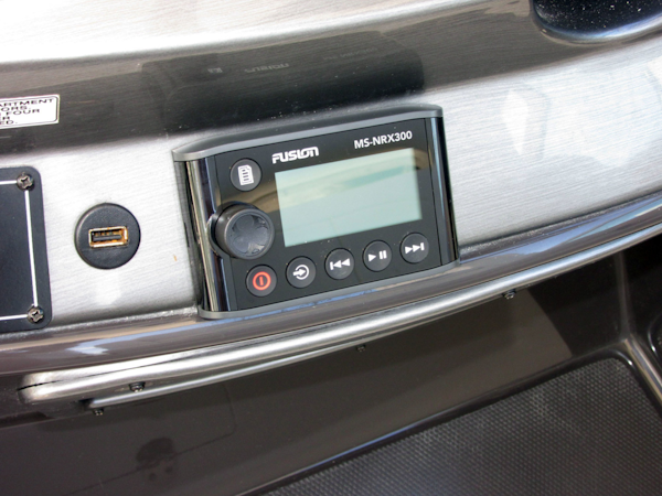 Monterey-355 Sport Yacht 2014-Sunset Serenity St. Petersburg-Florida-United States-Fusion Stereo Control-1498601