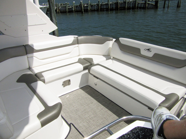 Monterey-355 Sport Yacht 2014-Sunset Serenity St. Petersburg-Florida-United States-U-Shaped Cockpit Seating-1498608
