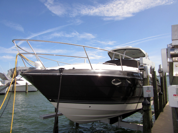 Monterey-355 Sport Yacht 2014-Sunset Serenity St. Petersburg-Florida-United States-Port Profile-1498623