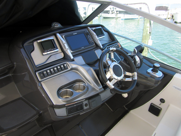 Monterey-355 Sport Yacht 2014-Sunset Serenity St. Petersburg-Florida-United States-Helm-1498594