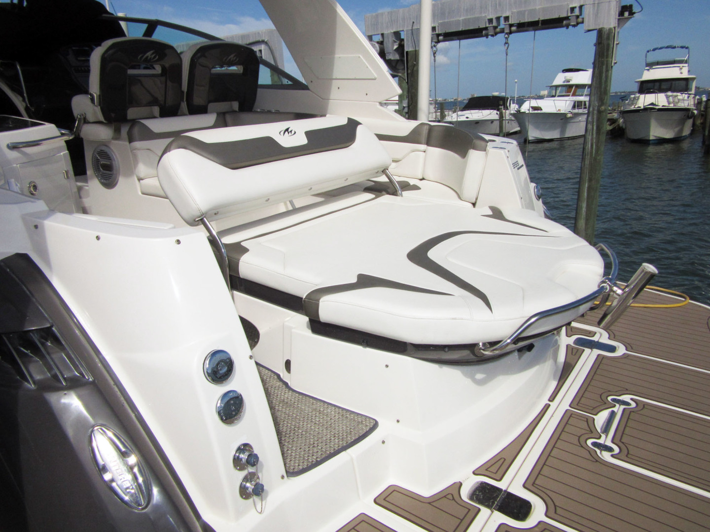 Monterey-355 Sport Yacht 2014-Sunset Serenity St. Petersburg-Florida-United States-Aft Sun Pad Lounge-1498620 | Thumbnail