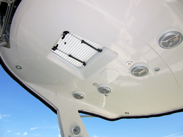 Monterey-355 Sport Yacht 2014-Sunset Serenity St. Petersburg-Florida-United States-Hardtop Hatch And Speakers-1498599