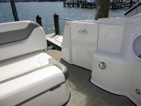 Monterey-355 Sport Yacht 2014-Sunset Serenity St. Petersburg-Florida-United States-Transom Door-1498611