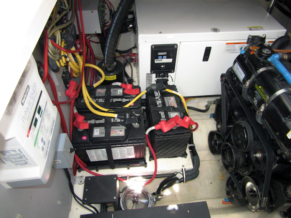 Monterey-355 Sport Yacht 2014-Sunset Serenity St. Petersburg-Florida-United States-Batteries And Generator-1498614