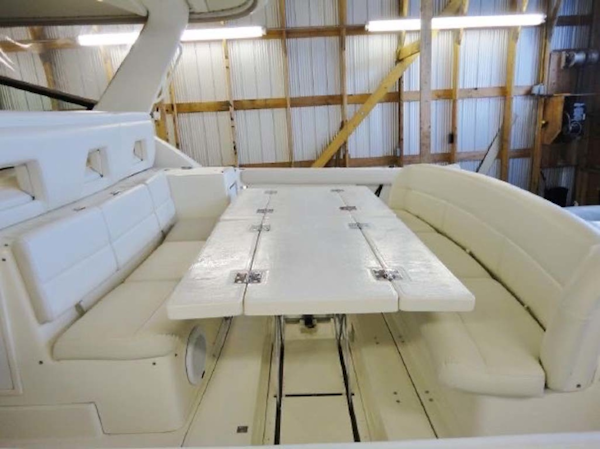Tiara Yachts-Express 1998-Problem Child Seattle-Washington-United States-Aft Table & Seating-1511411