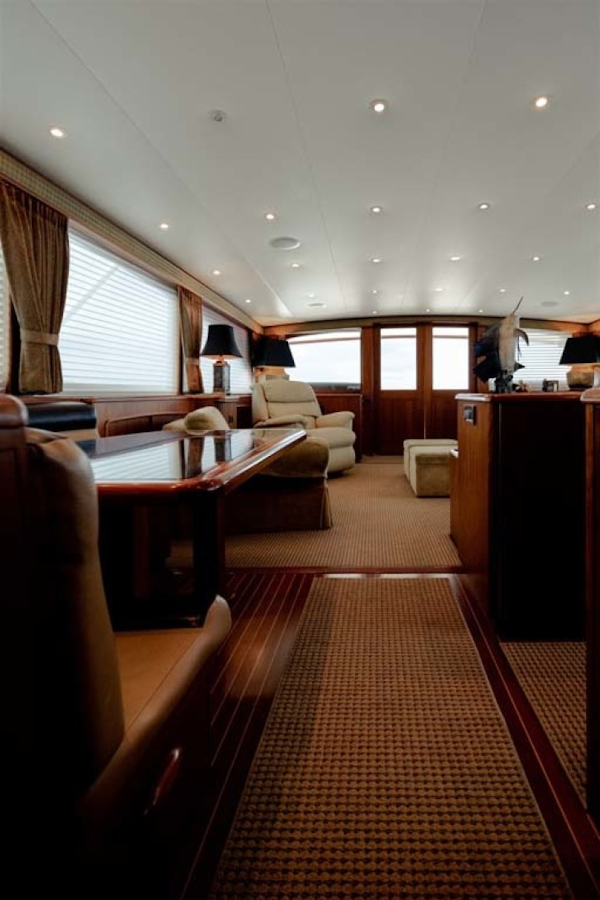 Jim Smith-Convertible Sportfish 2006-Silky Palm Beach-Florida-United States-Salon looking Aft-1516995