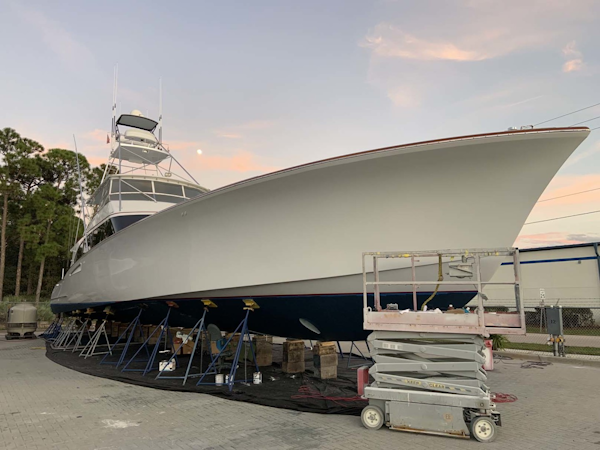 Jim Smith-Convertible Sportfish 2006-Silky Palm Beach-Florida-United States-Bottom Job And Hull Sides Waxed 11.2021-3151093