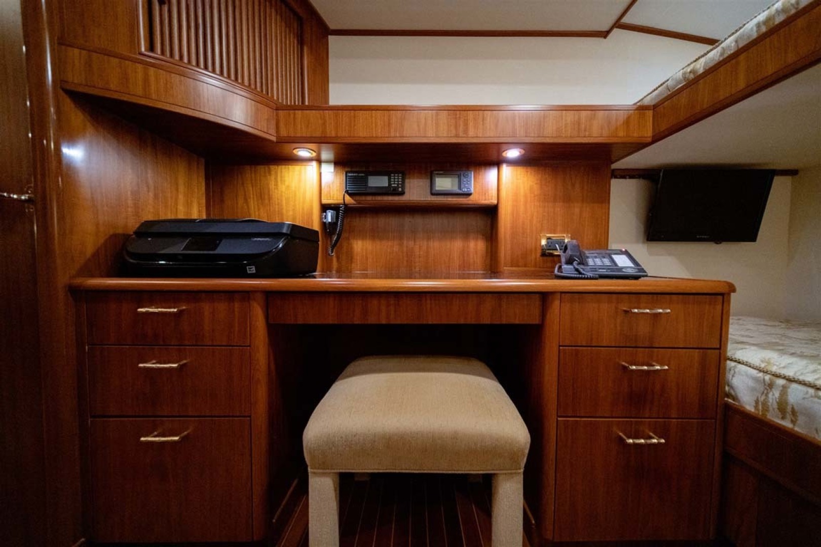 Jim Smith-Convertible Sportfish 2006-Silky Palm Beach-Florida-United States-Crew Stateroom with Large Desk/Office Area-1517015 | Thumbnail