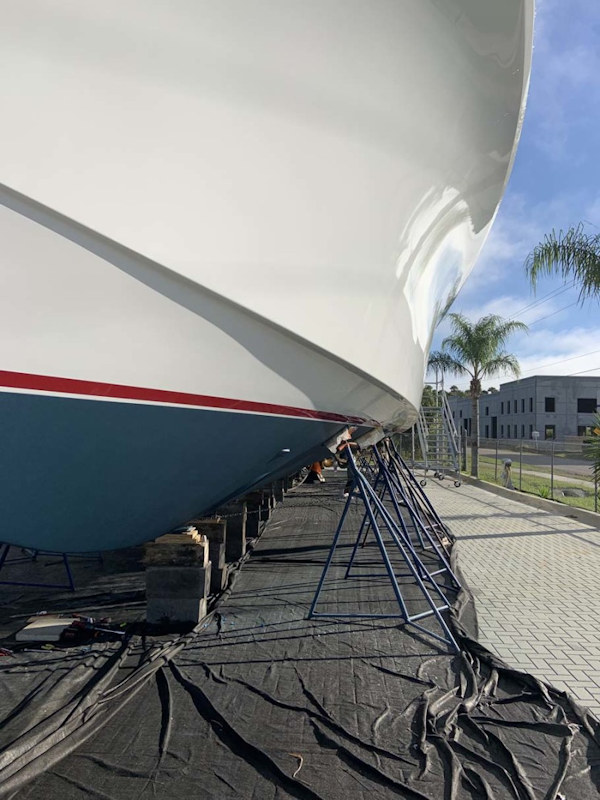 Jim Smith-Convertible Sportfish 2006-Silky Palm Beach-Florida-United States-Bottom Job And Hull Sides Waxed 11.2021-3151094