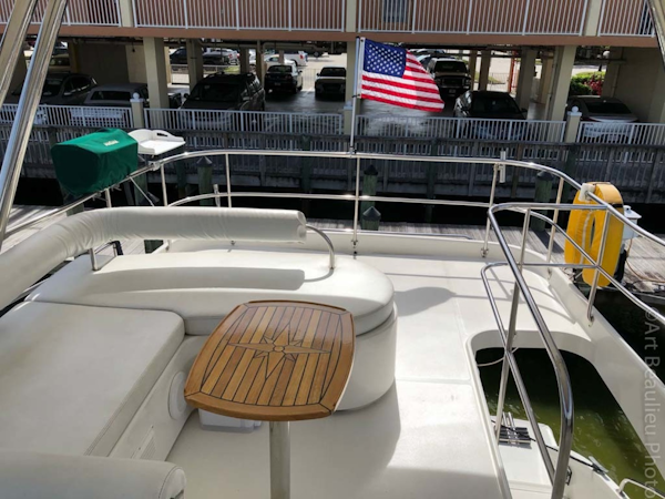 Leopard-37 PC 2008-Even Keel Cocoa Beach-Florida-United States-Custom Flybridge Table-1546922