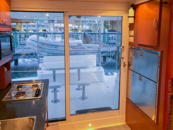 Leopard-37 PC 2008-Even Keel Cocoa Beach-Florida-United States-Salon Aft And Cabin Entry-1546895