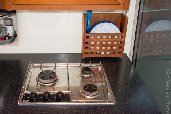 Leopard-37 PC 2008-Even Keel Cocoa Beach-Florida-United States-CMO Propane 3 Burner Stove-1546903